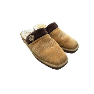 Ariat Men's Slip-On Boot Style Slippers — Size 11, Suede